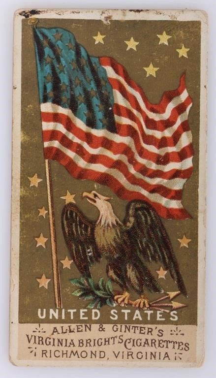 Lot 212396: UNITED STATES FLAGS OF ALL NATIONS ALLEN & GINTER