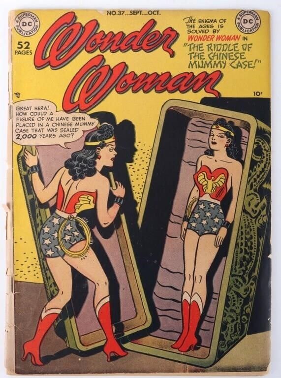 Lot 213149: WONDER WOMAN #37 GOLDEN AGE COMIC 1ST APP CIRCE