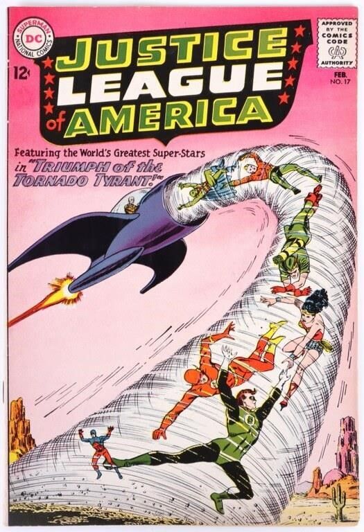Lot 213157: JUSTICE LEAGUE OF AMERICA #17 HIGH GRADE COMIC