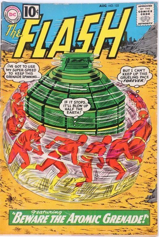 Lot 213158: THE FLASH (1961) #122 - 1ST APPEARANCE OF THE TOP