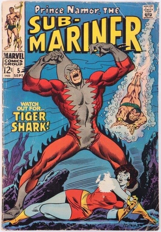 Lot 213161: SUB-MARINER ISSUE # 5 SILVER AGE COMIC