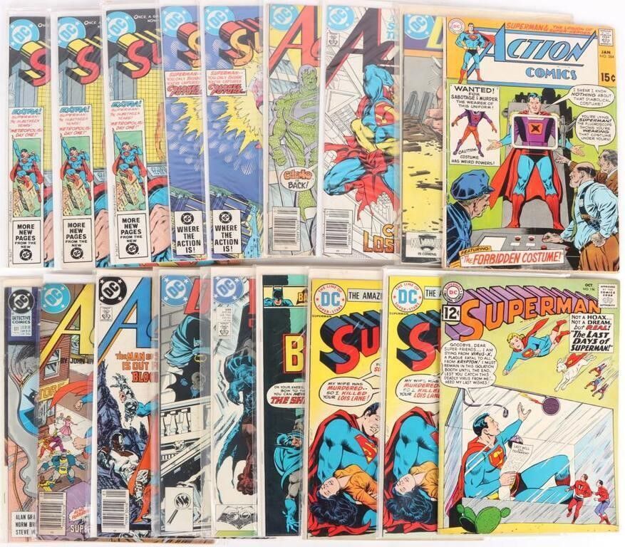 Lot 213163b: DC COLLECTIBLE COMIC BOOKS - LOT OF 18