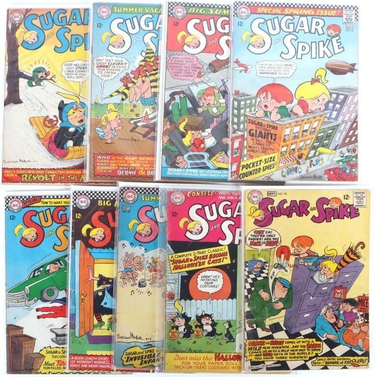 Lot 213163c: DC SUGAR AND SPIKE COLLECTIBLE COMIC BOOKS - (9)