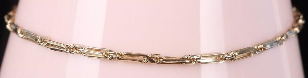 Lot 213194: 14K YELLOW GOLD LADIES CHAIN BRACELET