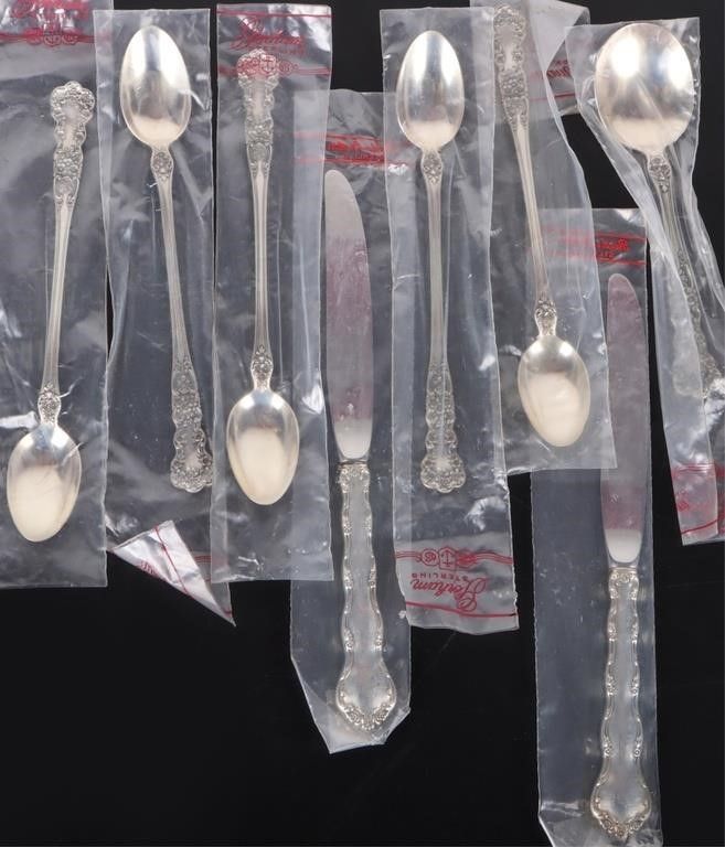 Lot 213388: GORHAM STERLING SILVER FLATWARE (8) NEVER OPENED