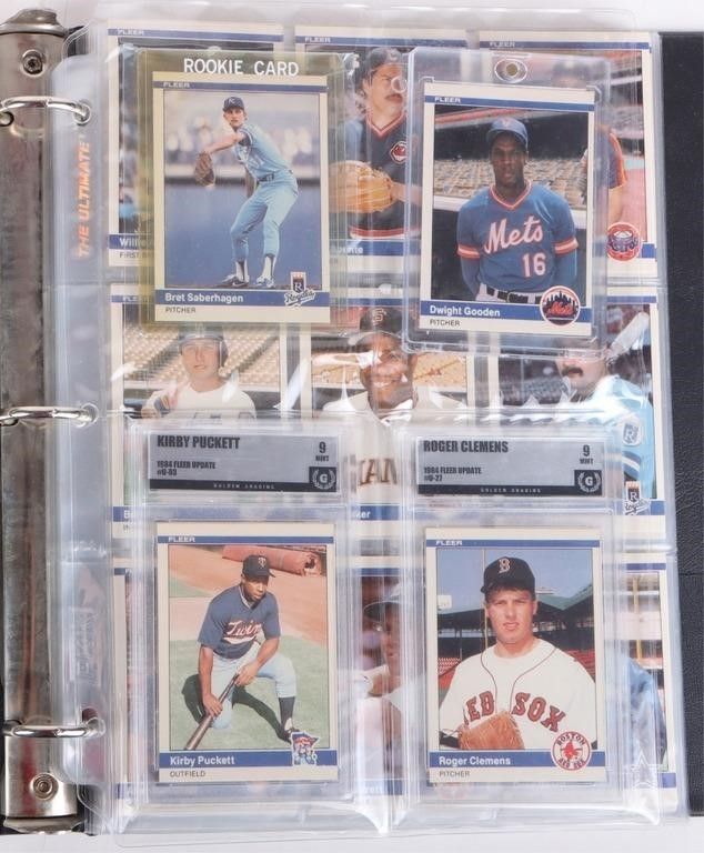 Lot 214160: 1984 FLEER UPDATE BASEBALL COMPLETE SET