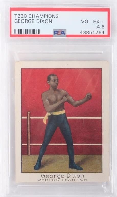 Lot 214171: T220 CHAMPIONS GEORGE DIXON BOXING PSA 4.5