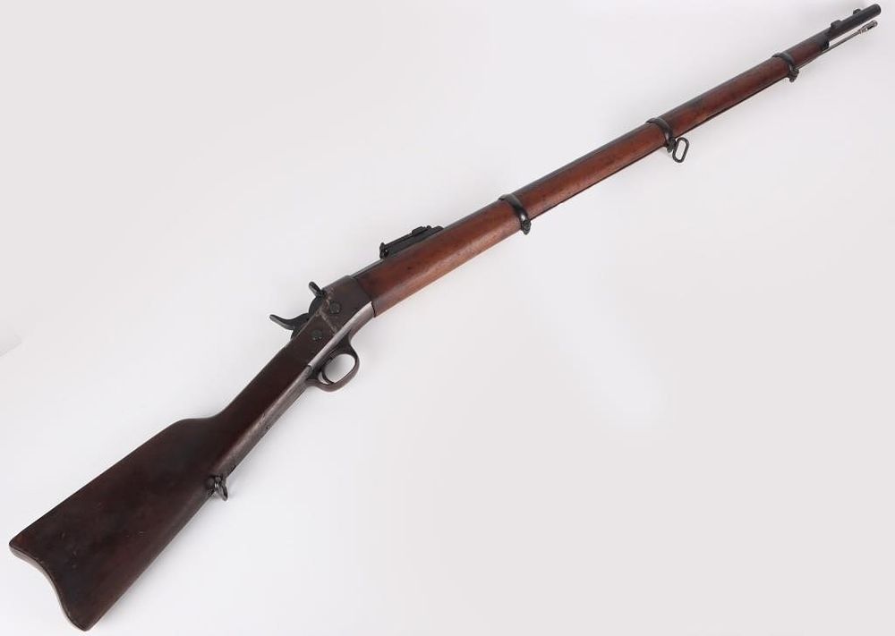 Lot 214239: REMINGTON ROLLING BLOCK RIFLE NO. 1 1874 PATENT