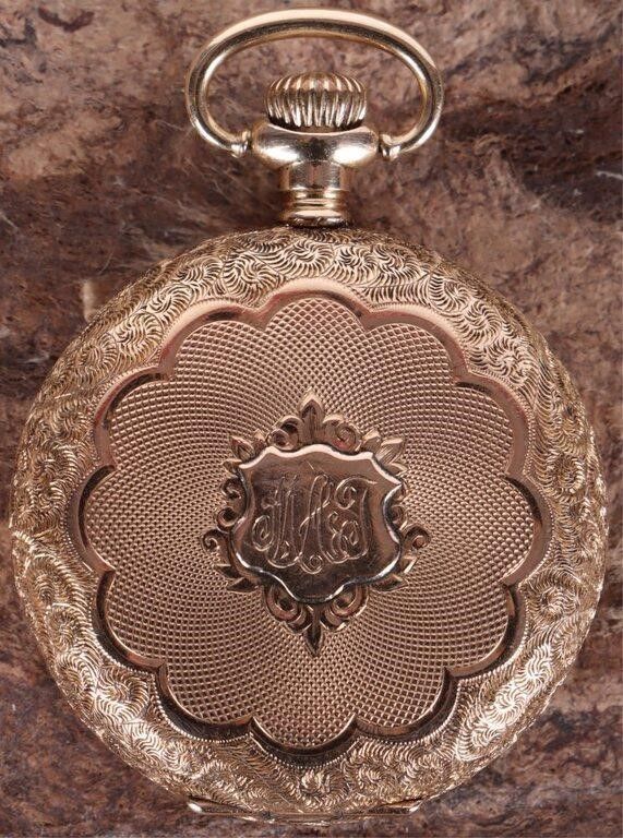 Lot 214264: WALTHAM 14K GOLD LADIES POCKET WATCH FUNCTIONAL