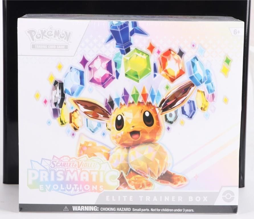 Lot 214407: FACTORY SEALED POKEMON PRISMATIC EVOLUTIONS BOX