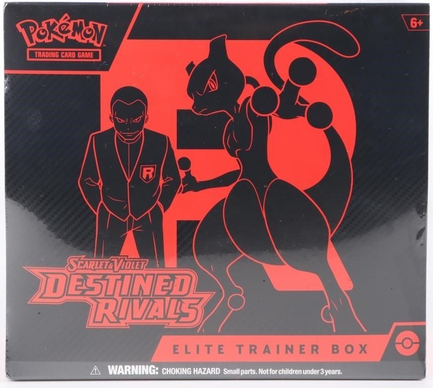 Lot 214410: FACTORY SEALED POKEMON DESTINED RIVALS ELITE BOX