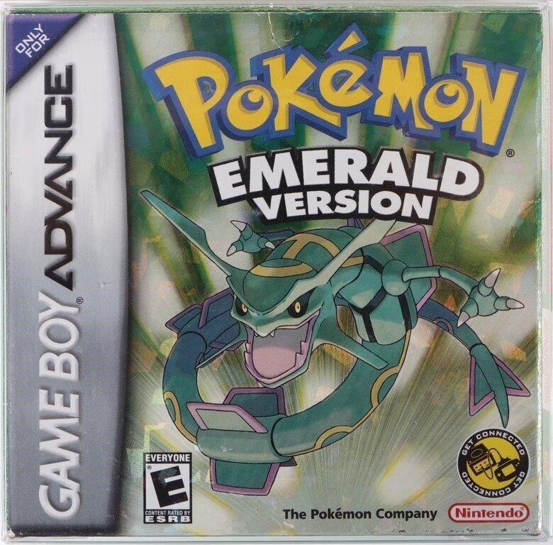 Lot 214416: POKEMON EMERALD VERSION GAMEBOY COMPLETE IN BOX
