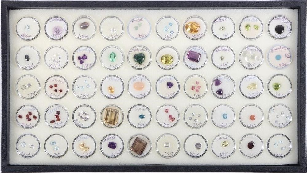 Lot 215246: ~200CTW LOOSE ASSORTED SEMI-PRECIOUS GEMSTONES
