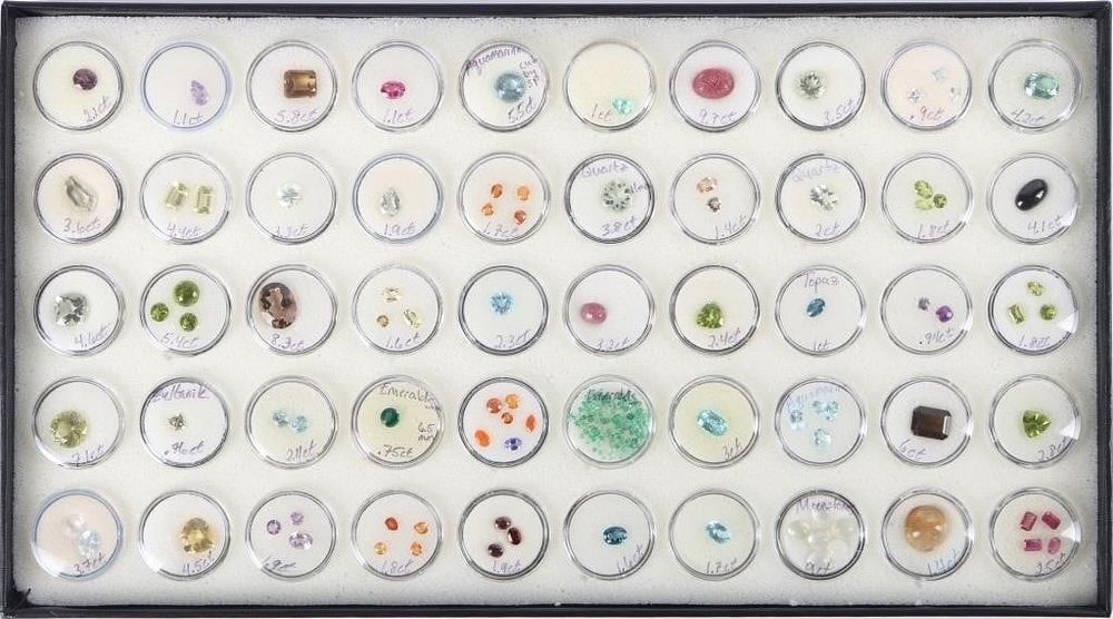Lot 215247: ~200CTW LOOSE ASSORTED SEMI-PRECIOUS GEMSTONES