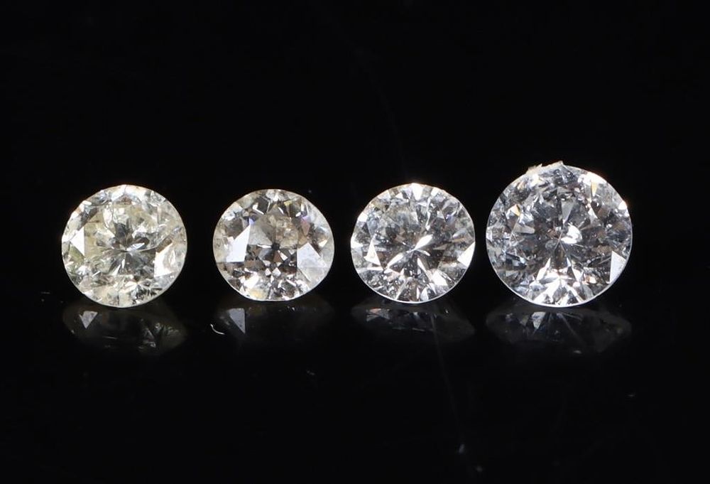 Lot 215248: 1.35CTW LOOSE PRECIOUS NATURAL DIAMONDS - LOT OF 4