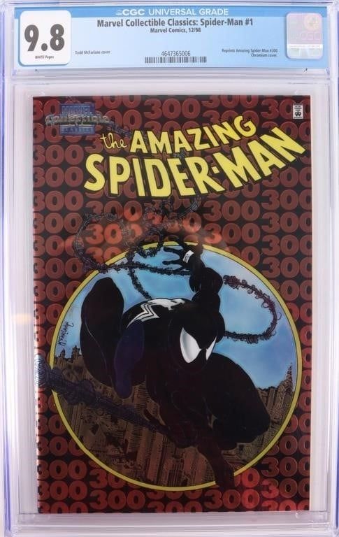 Lot 216166: MARVEL COLLECTIBLE CLASSICS: SPIDER-MAN #1 CGC 9.8
