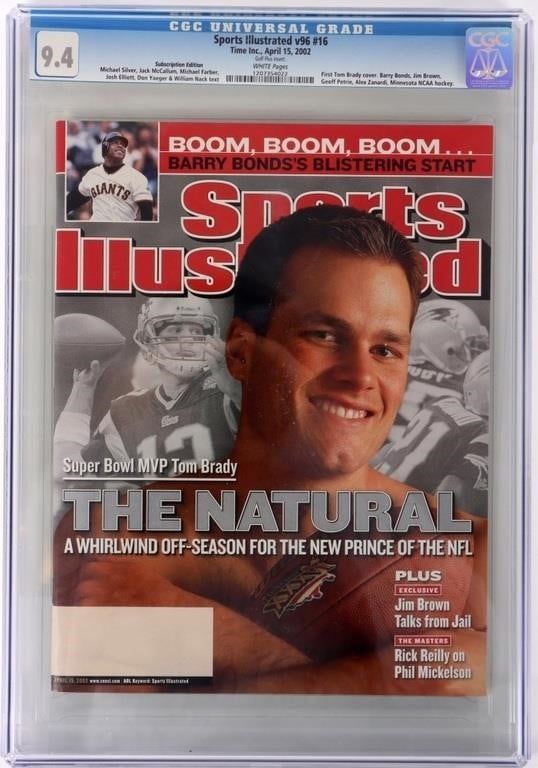 Lot 216173: SPORTS ILLUSTRATED 2002 V96 #16 CGC 9.4 MAGAZINE
