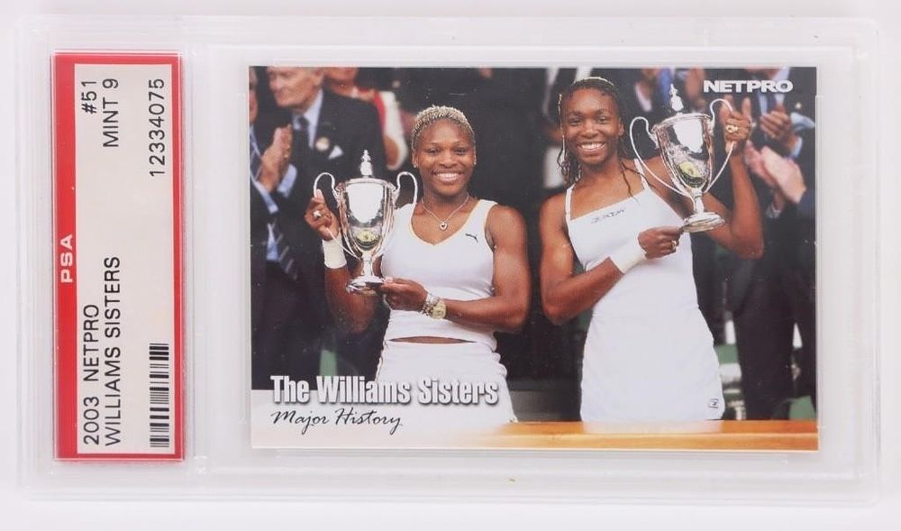 Lot 216174: 2003 NETPRO WILLIAMS SISTERS PSA 9.0 TENNIS CARD
