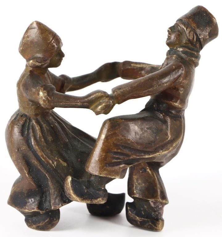 Lot 216222: AUSTRIAN VIENNA  BRONZE DANCING COUPLE