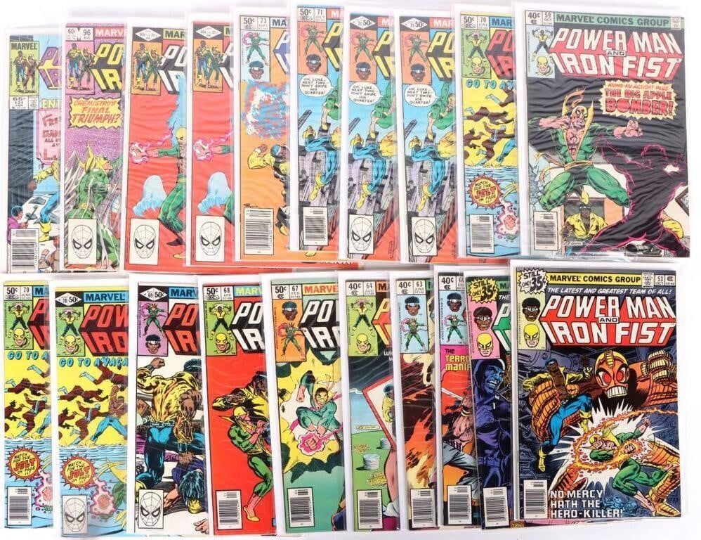 Lot 216265: POWER MAN AND IRON FIST BRONZE AGE COMICS (20)