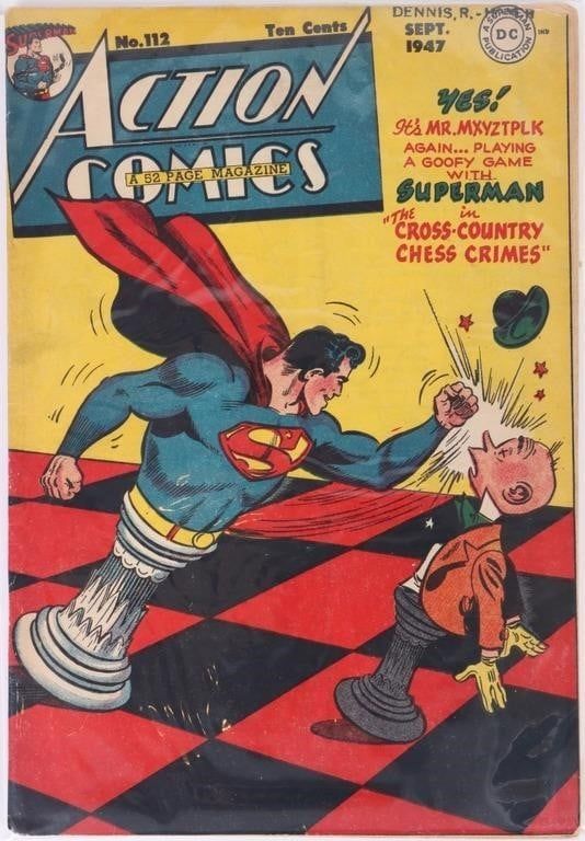 Lot 216271: ACTION COMICS #112 SUPERMAN GOLDEN AGE DC 1947