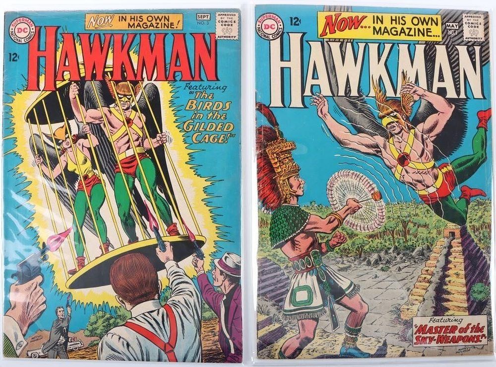 Lot 216273: HAWKMAN SILVER AGE COMICS 1ST SOLO ISSUE (2)