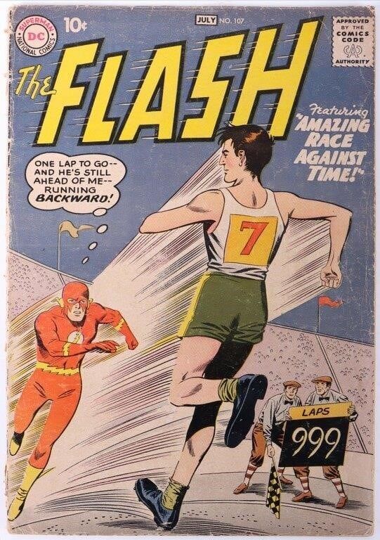 Lot 216275: THE FLASH #107 SECOND APP GORILLA GRODD