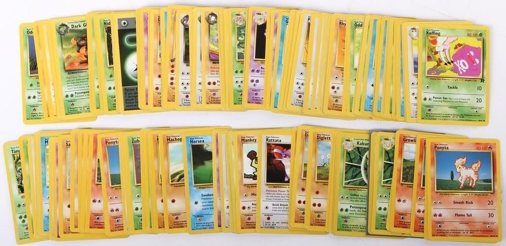 Lot 216279: 1998 POKEMON ORIGINAL MULTI-SET CARD COLLECTION