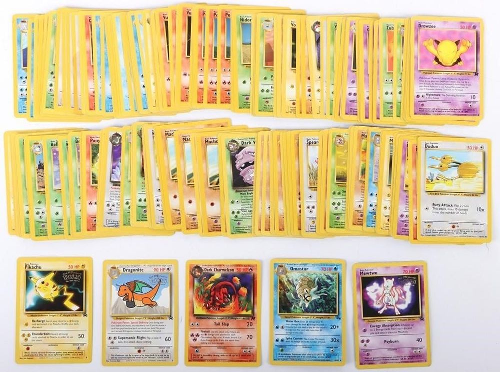 Lot 216280: 1998 POKEMON ORIGINAL MULTI-SET CARD COLLECTION