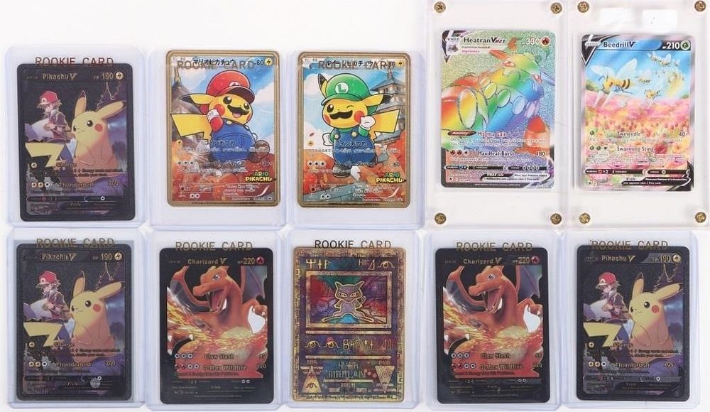 Lot 216283: COLLECTIBLE HOLO & TRIBUTE POKEMON CARDS - 10