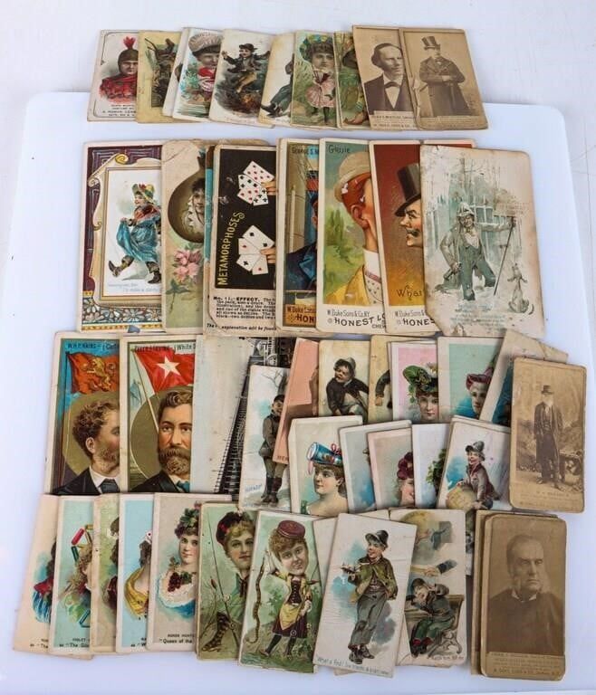 Lot 216288: W. DUKE & SONS ASSORTED TOBACCO CARDS (58)