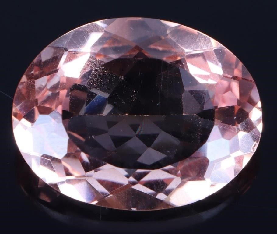 Lot 216305: 20.70CT PADPARADSCHAS SAPPHIRE LOOSE GEMSTONE