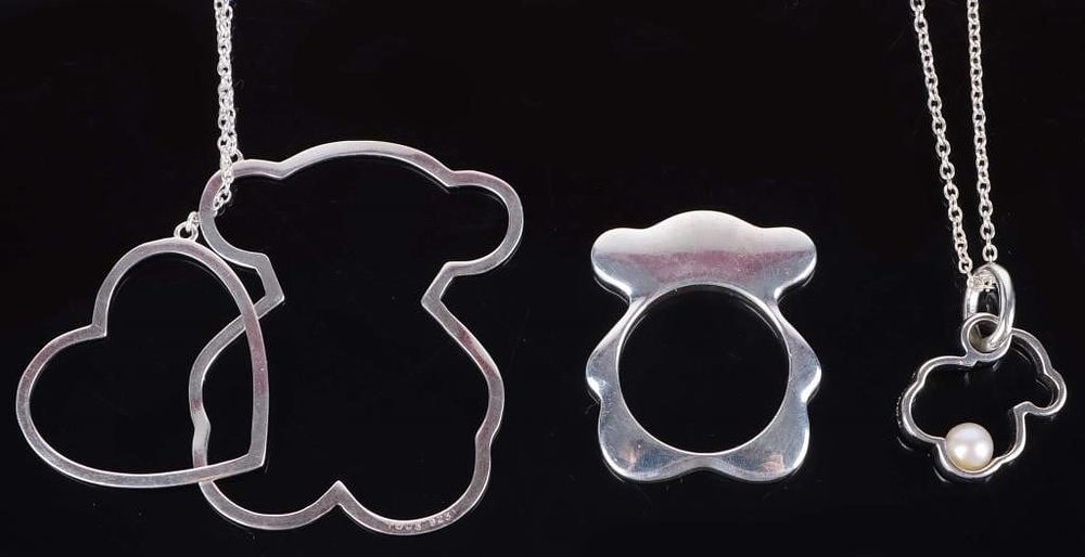 Lot 216346: TOUS DESIGNER STERLING SILVER JEWELRY