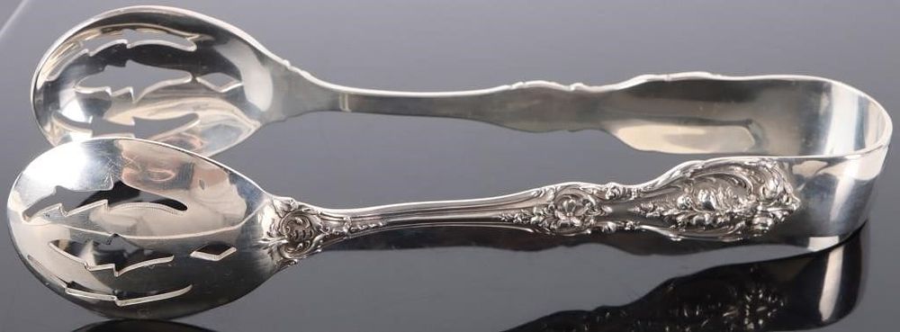 Lot 216362: FRANCIS I REED & BARTON 0.925 SILVER 7" ICE TONGS