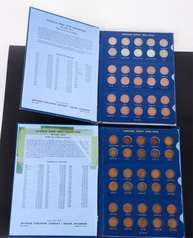 Lot 216364: NEAR COMPLETE 1909-1965 LINCOLN CENT COLLECTION