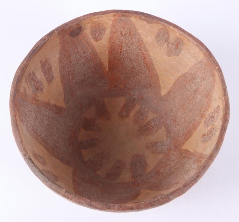 Lot 216427: VINTAGE ANASAZI RED WARE SMALL BOWL