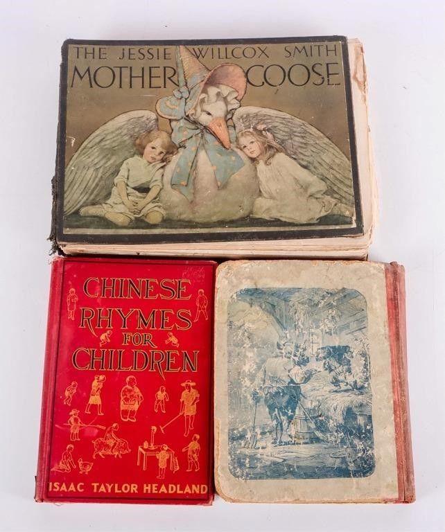 Lot 216451: ANTIQUE CLASSIC CHILDRENS POETRY AESOP GOOSE (3)