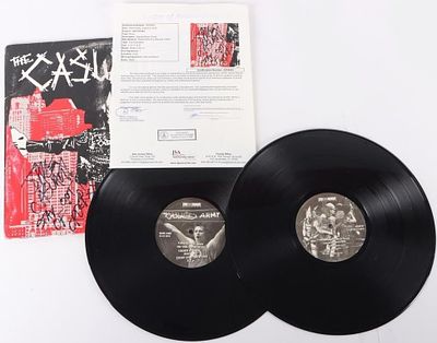 JAKE KOLATIS SIGNED CASUALTIES VINYL ALBUM W/ COA. Made in NYC vinyl record by The Casualties 