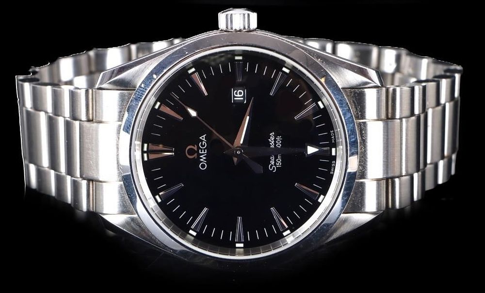 Lot 218186: OMEGA SEAMASTER AQUA TERRA MENS WRISTWATCH W/ BOX