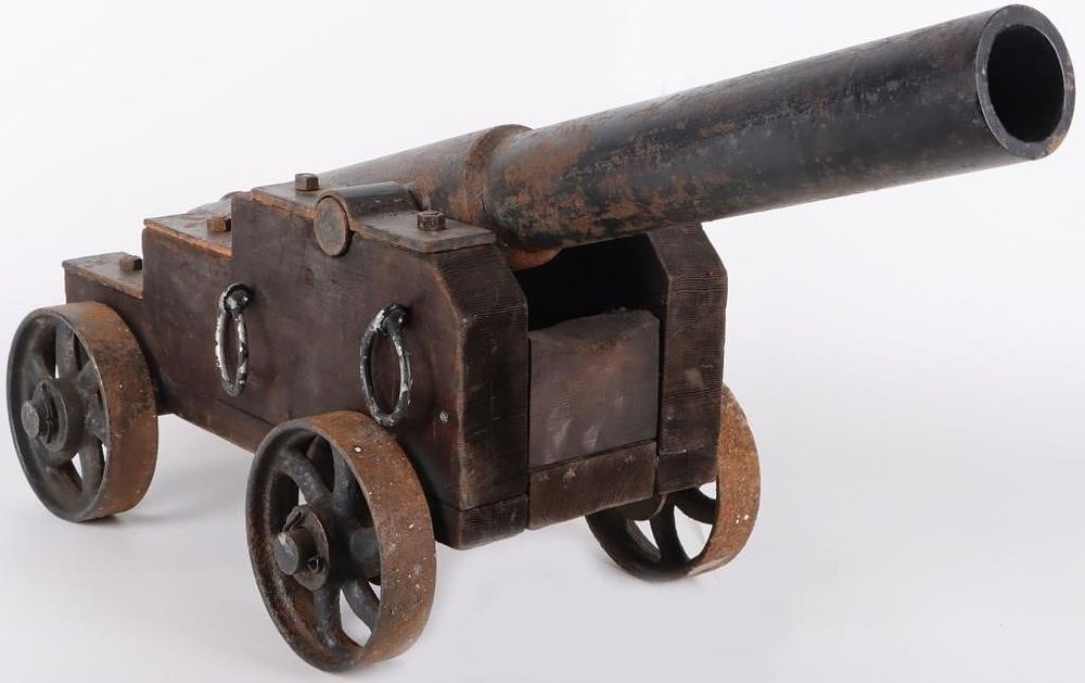 Lot 218469: VINTAGE  BLACK POWDER SIGNAL CANON