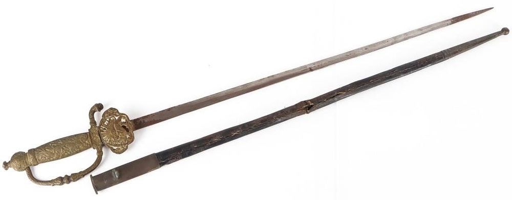 Lot 220426: PAHLAVI CEREMONIAL RAPIER IRANIAN PERSIAN SWORD