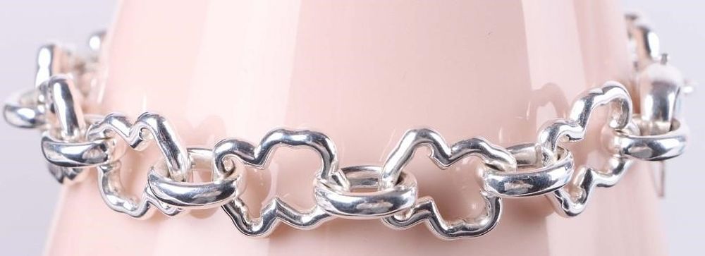 Lot 222167: ORIGINAL SILVER TOUS CAROUSEL BEAR CHAIN BRACELET