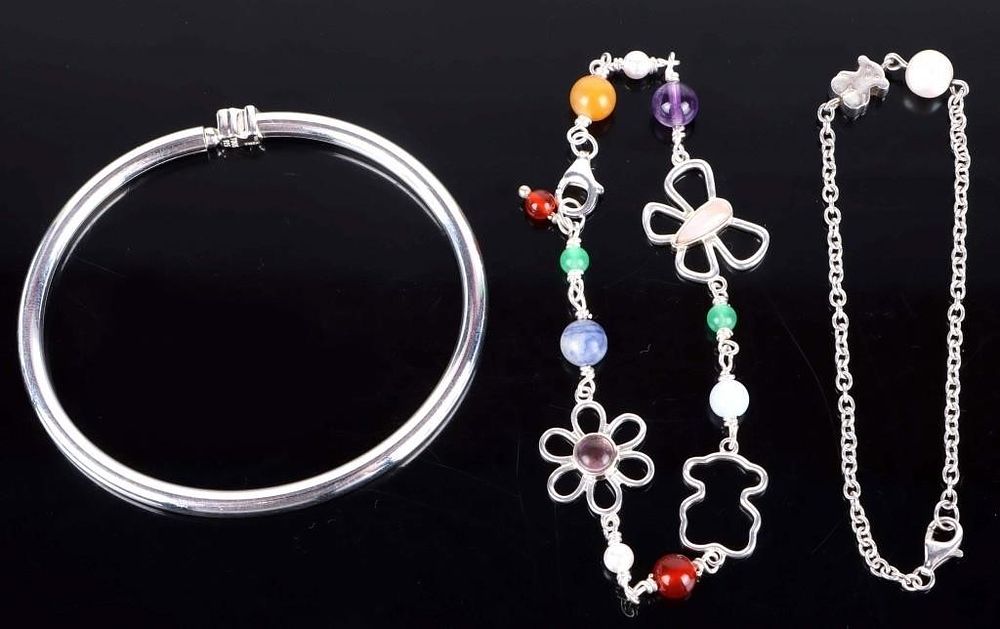 Lot 222169: TOUS DESIGNER STERLING SILVER LADIES BRACELETS