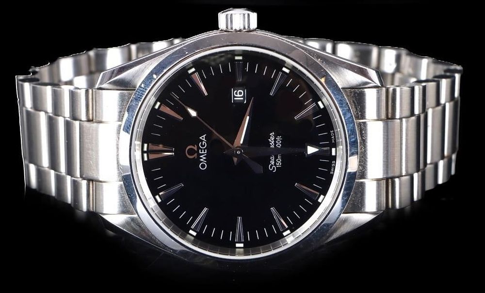 Lot 222181: OMEGA SEAMASTER AQUA TERRA MENS WRISTWATCH W/ BOX