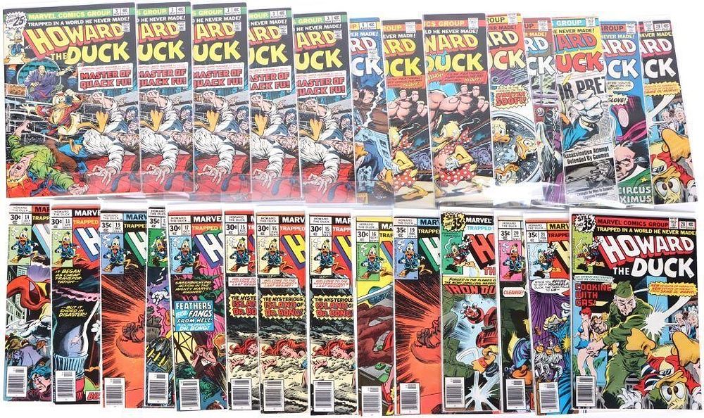 Lot 222279: MARVEL HOWARD THE DUCK EARLY COLLECTION (28 BOOKS)