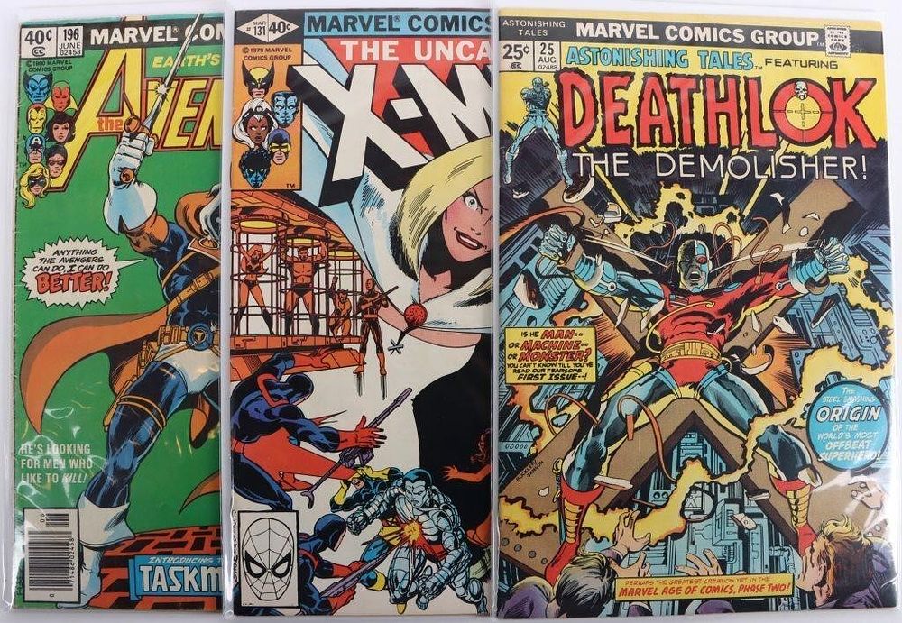 Lot 222281: ASSORTED MARVEL KEY ISSUE COMIC BOOKS - (3)