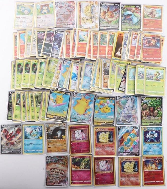 Lot 222283: ASSORTED 2010-2021 POKEMON CARDS ~150