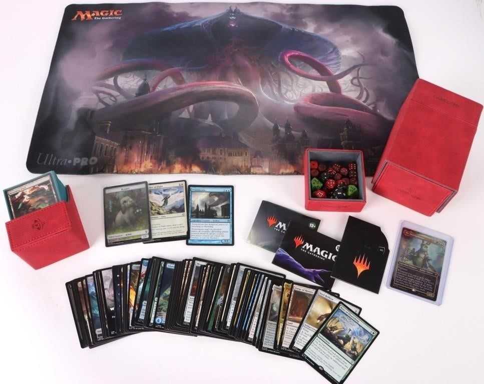 Lot 222286: MTG STOCK & GAMEGENIC START DECK W/ ULTRA PRO MAT