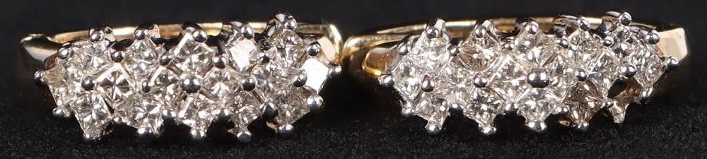 Lot 222307: 1.55CTW DIAMONDS 14K YELLOW/WHITE GOLD LADIES RING