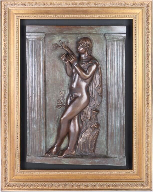 Lot 222362: RENOIR & MOREL "LE JOUEUR DE FLUTE" STATUE AFTER